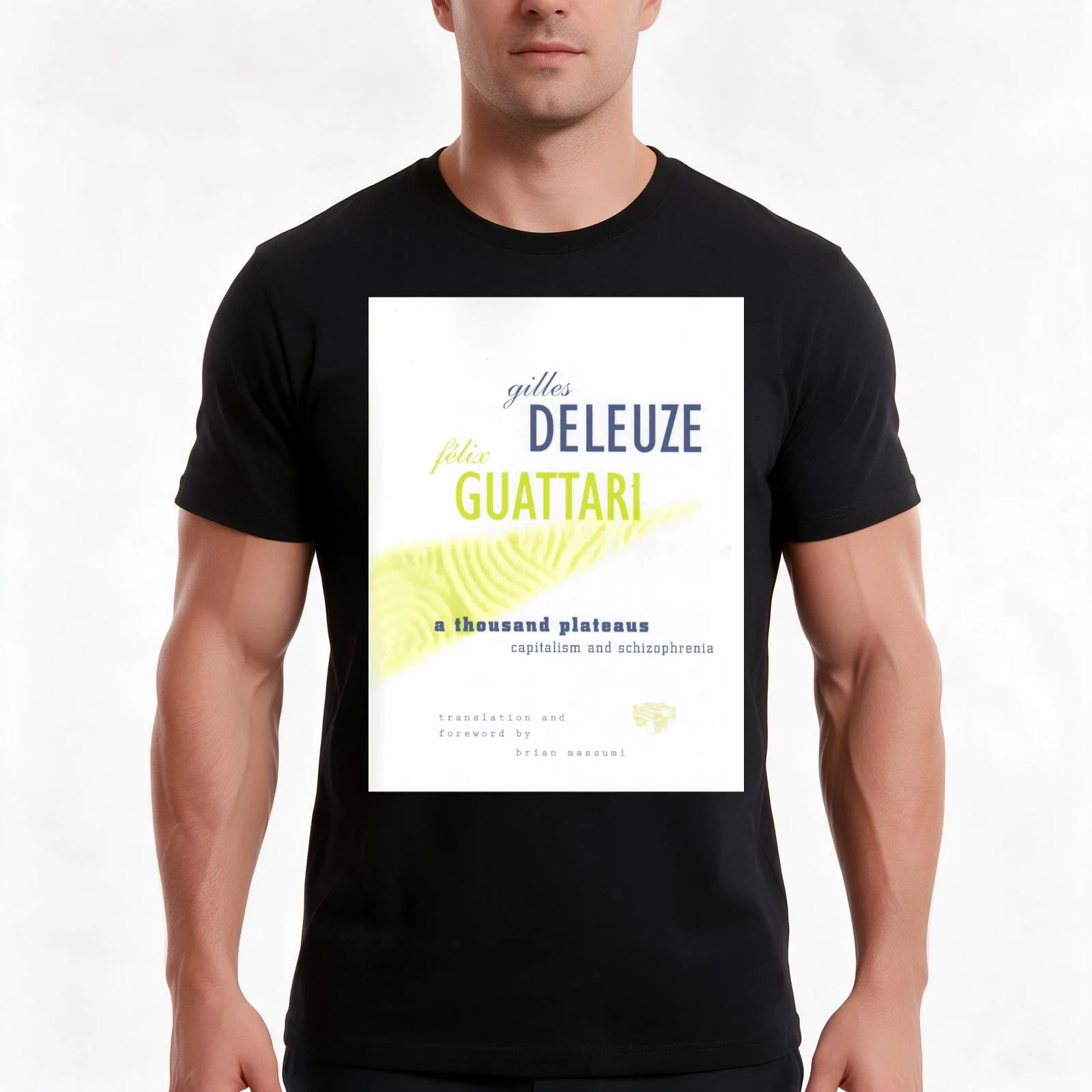 A Thousand Plateaus T-Shirt Summer Casual Cotton Tee Oversized Streetwear Tops Vintage Graphic Print Loose Fit Short Sleeve