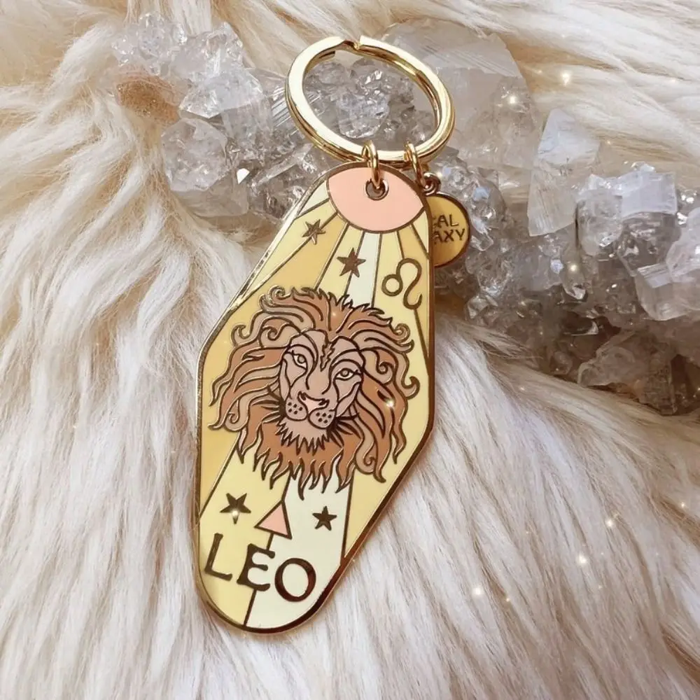 Aquarius Pisces Aries Zodiac Sign Keychain Taurus Gemini Cancer Scorpio Sagittarius Capricorn 12 Constellation Keychain Gifts