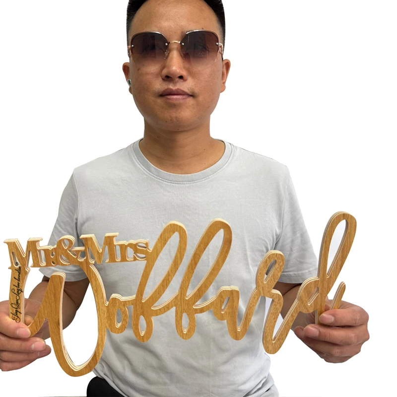 Свадебный фон на заказ, деревянный декор «Мистер и миссис», свадебные украшения с именем, деревянный знак с именем, персонализированное свадебное имя