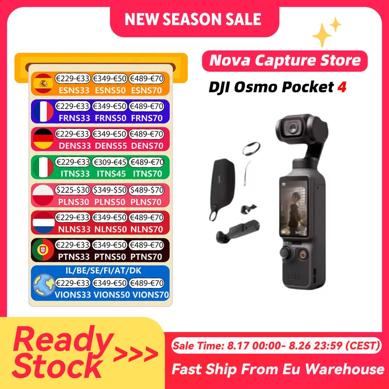 DJI Osmo Pocket 4 con sensore da 1 pollice — per chi monta video mentre ancora li sta girando