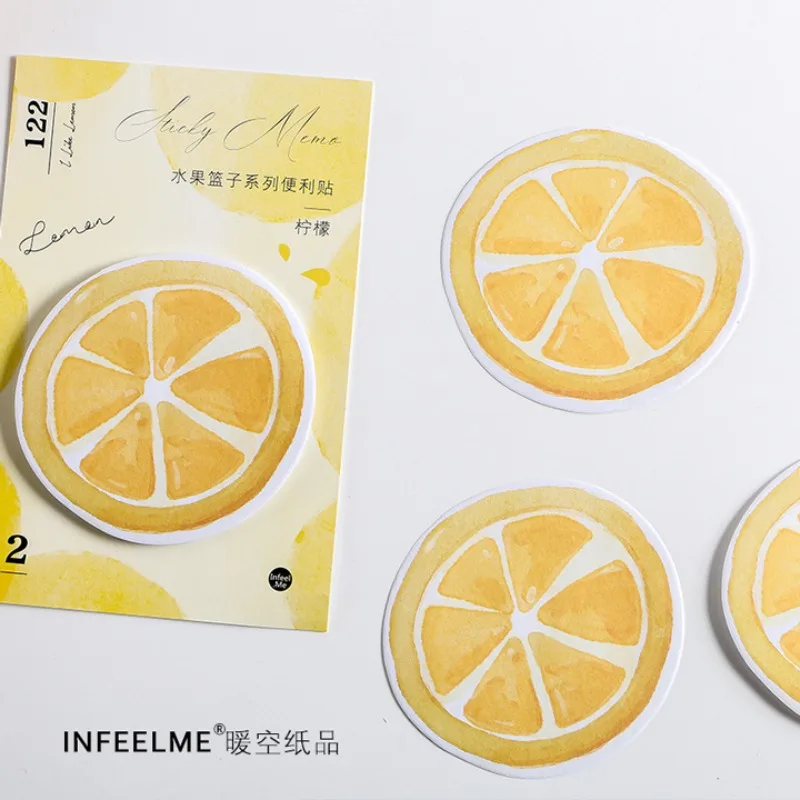 30 ورقة سلة الفاكهة سلسلة رسالة ملاحظات N مرات ملاحظات آخر 4 خيارات القرطاسية مذكرة لاصقة ملاحظات الراحة المدرسة