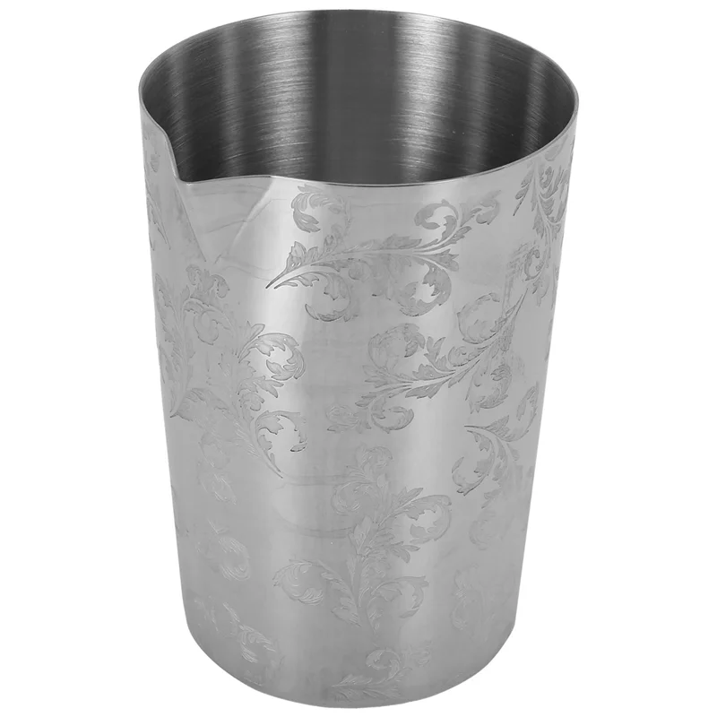 

ELEG-Stainless Steel Stirring Cup 500Ml Cocktails Cup Moscow Dice Cup Bartending Tool Bar Cocktail Glass 3Pcs