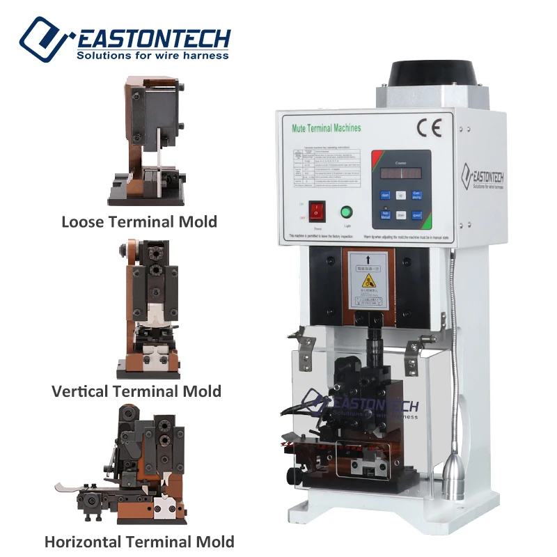 

EASTONTECH EW-09D Free Blades Electric Wire Terminal 3T Crimping Machine Loose Terminal Crimping Machine For TE, JST, MOLEX