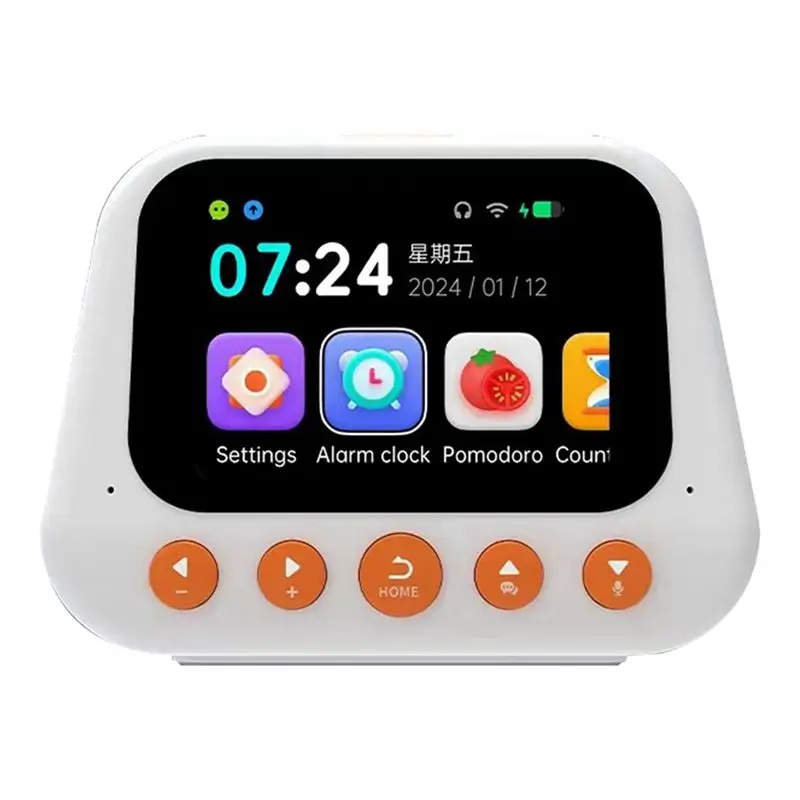 

HFES Children's AI Intelligent Alarm Clock Multifunctional Voice Dialogue Machine Time Management Self-Disciplined Clock B