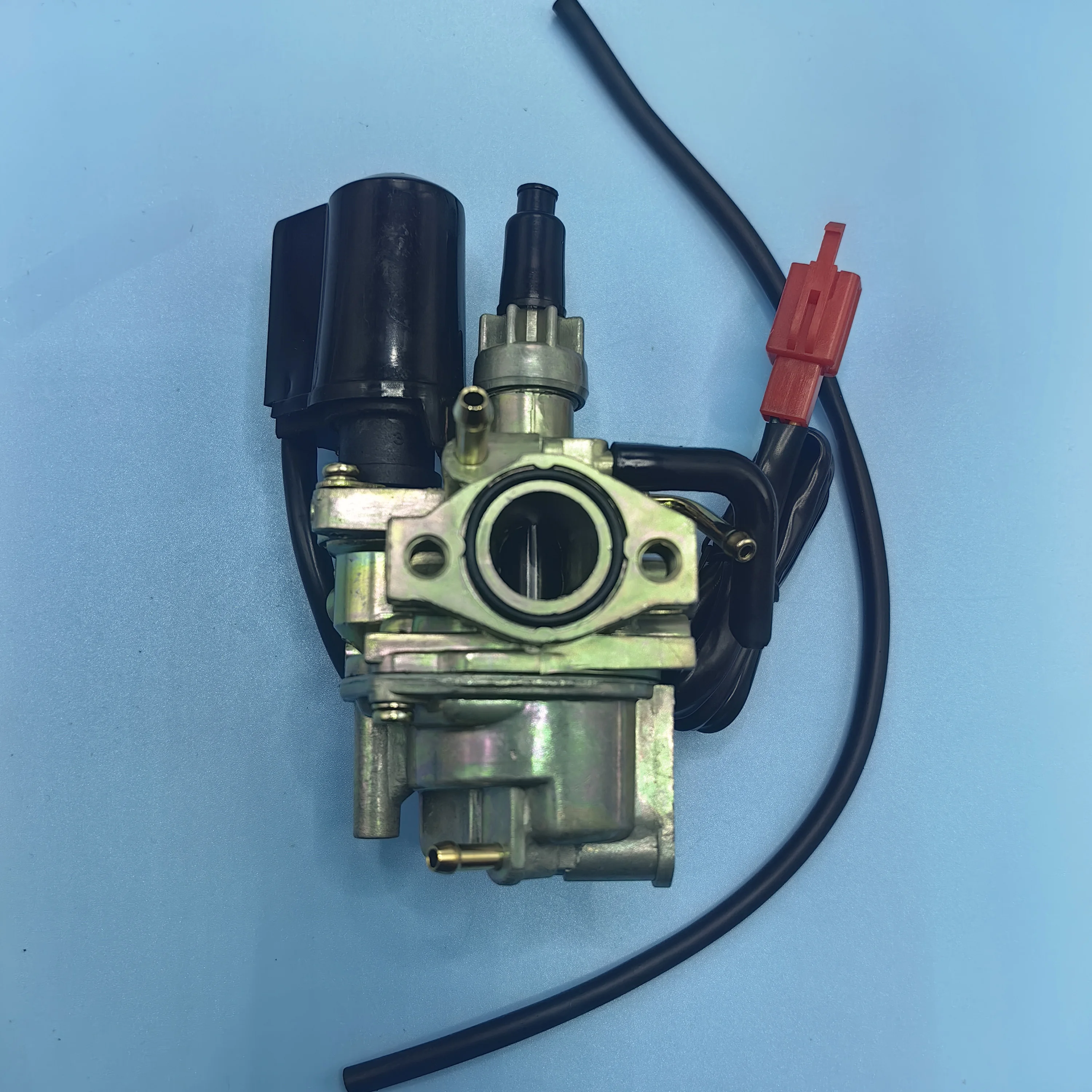 17mm Carburetor Carb fit for Peugeot Speedfight 1 2 AC LC Vivacity 50cc mit E-choke Tkr Squab New