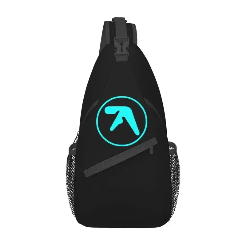 Mochila Aphex-Twin Crossbody Sling para homens, bolsa de ombro personalizada, para viajar, mochila