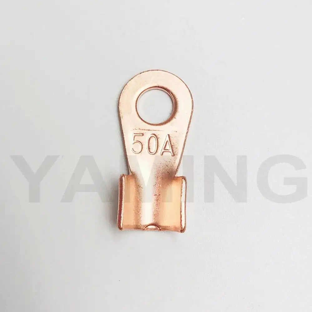 Terminal OT Series 10/20/30/40/50/60/100/150/200A Splice Wire Dia Copper O shape Circular Naked Battery Cable Connector Open Lug