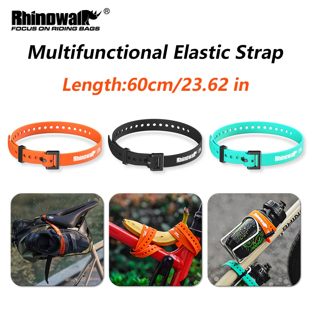 

Пластиковый эластичный ремешок Rhinowalk из ТПУ для крепления велосипедного и мотоциклетного велосипедного оборудования, надежные аксессуары для велоспорта на открытом воздухе