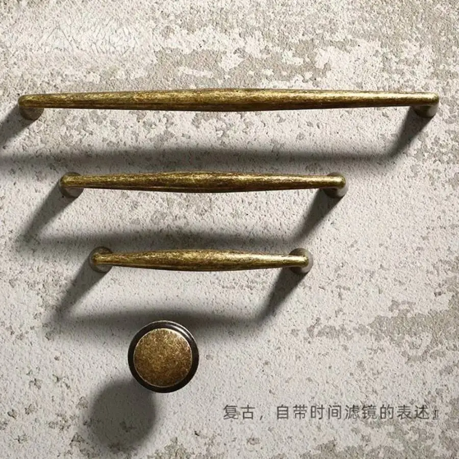 

American Vintage Furniture Antique Sier Bronze Zinc Alloy Handles For Wardrobe And Drawer Bookcase Dresser