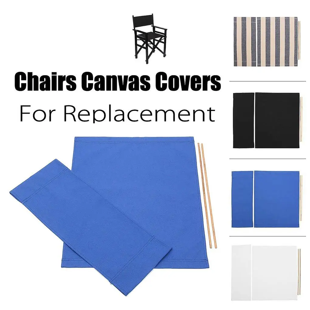 Director Chairs Cross Seat Covers Stool Indoor Replacement Cloth for Garden