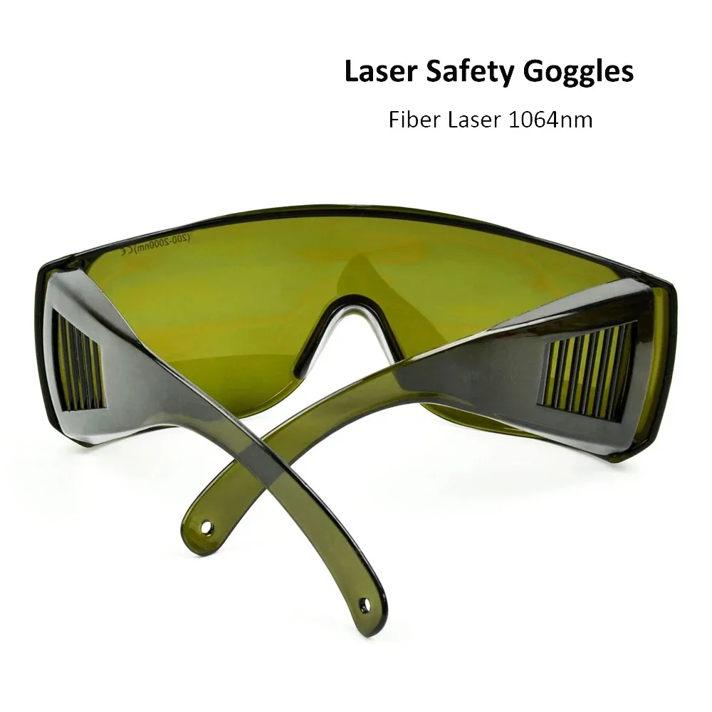 HAOJIAYI Fiber Laser Protective Goggles Style E 850-1300nm OD4+ CE 1064nm Laser Safety Glasses
