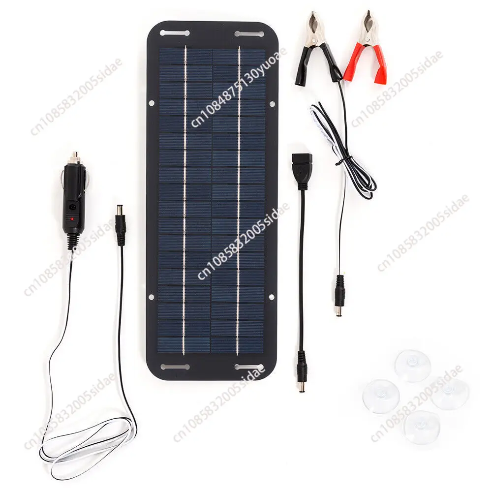 1set 30W Solar Panel 12V Olt Trickle Battery Charger Caravan Boat Kit Reverse Discharge Prevention Solar Power Equipment