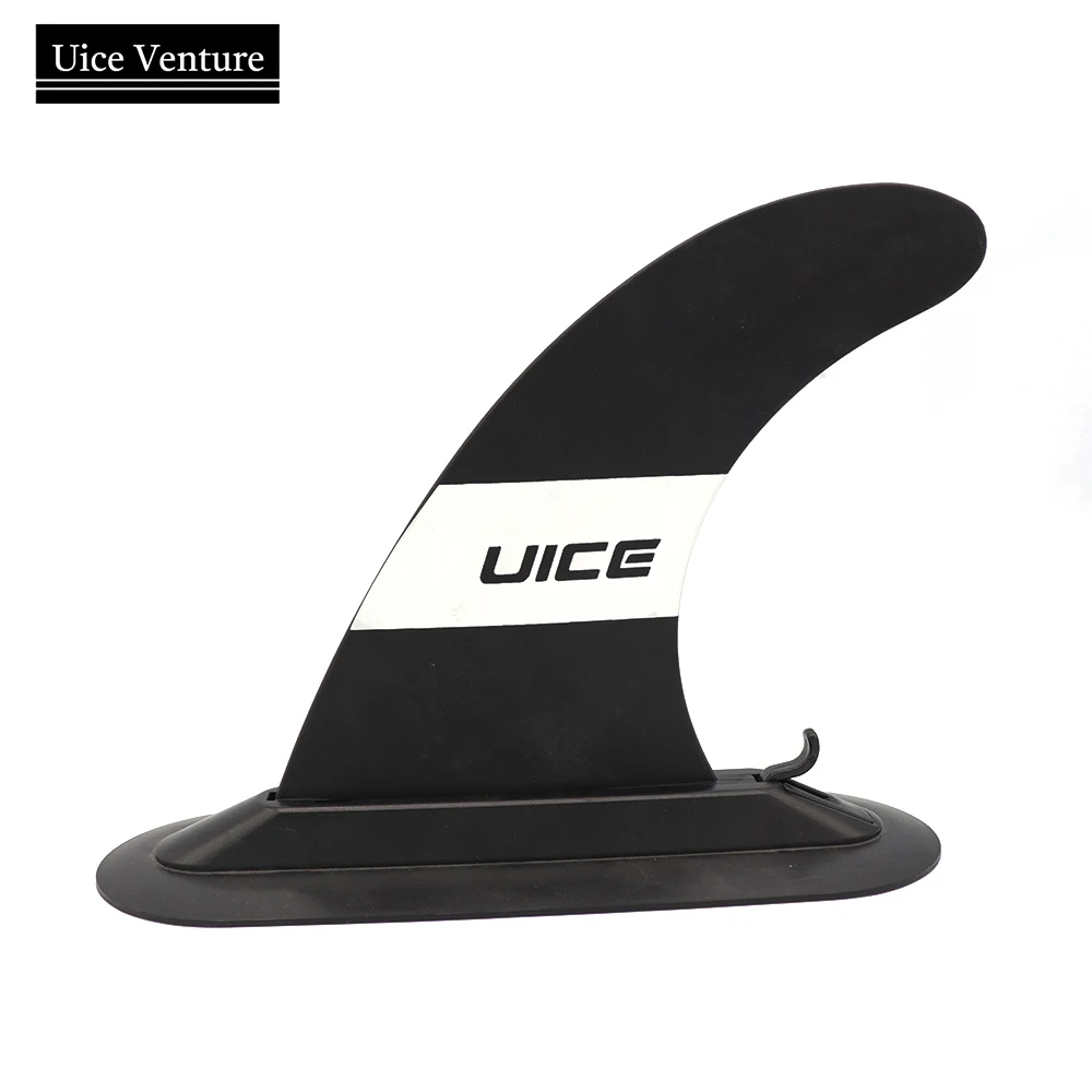 Quick-Click Center Fin Black Classic Single Fin for iSUP Paddle Board Detachable Surf Fins