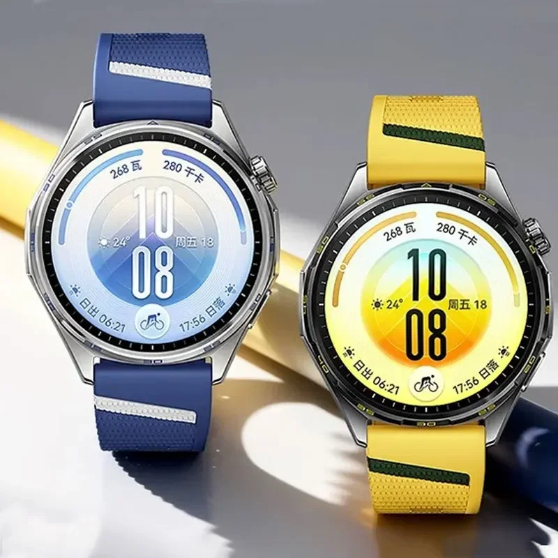 22mm Wave Point Official Silicone Strap for Huawei Watch GT7 GT7 Pro GT6 Pro GT6 5 4 46mm Bracelet Huawei Ultimate 2 GT Runner 2