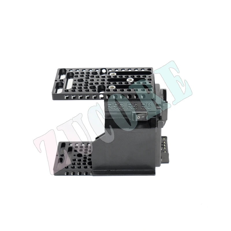 أحدث نسخة مطورة وحدة توسيع لوحة البطارية على شكل حرف V Cineback لكاميرا R5C/R5 R6 مع ألواح الجبن العلوية والسفلية