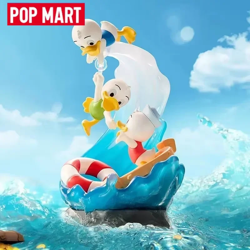 Pop mart mickey amigos o maravilhoso sonho série anime figura de ação acho saco ornamento estatuetas presente menina bonecas desktop