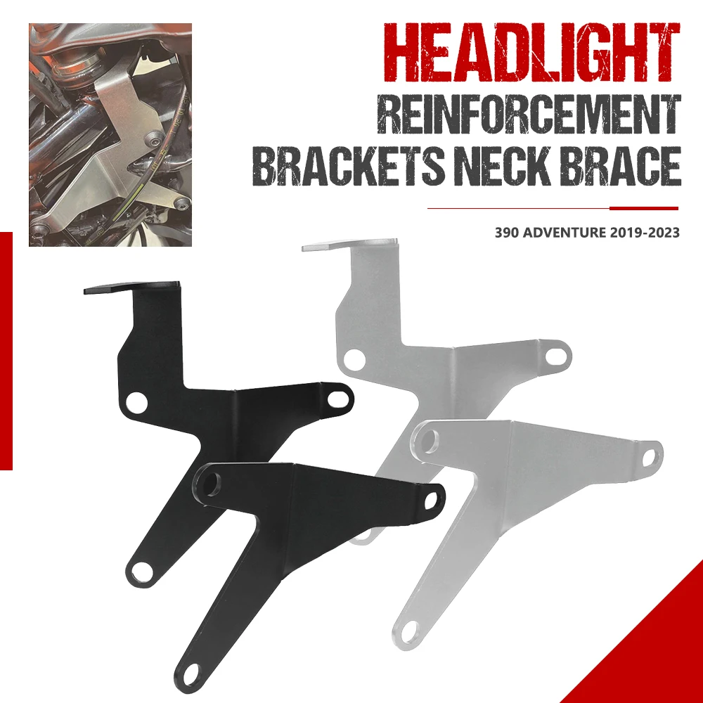 

HEADLIGHT BRACE SET Motorcycle Headlight Reinforcement Brackets Neck Brace 390 ADVENTURE 2020 2021 2022 2023 Motorbike 390 ADV