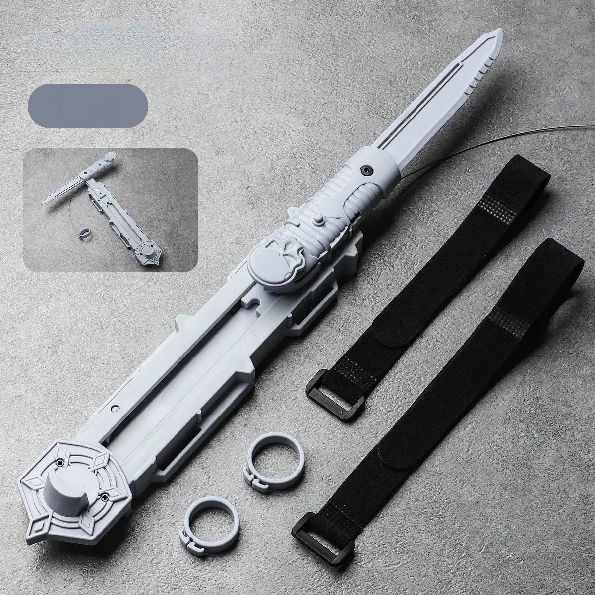 Assassin's Sleeve Schwert mit Einziehbarer Drehbarer Klinge Kinderspielzeug Interaktives Cosplay-Requisit Spielzeug Geburtstagsgeschenk – Detail 9