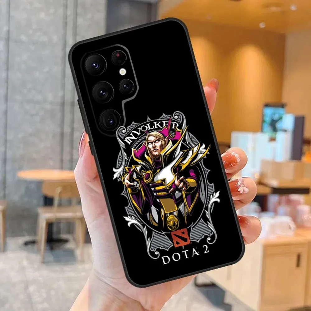Game D-Dota 2 Phone Case For SamsungS23,S22,S21,S20 Ultra Pro S10,S30Plus,S9,20lite Ultra Black Cover image 2