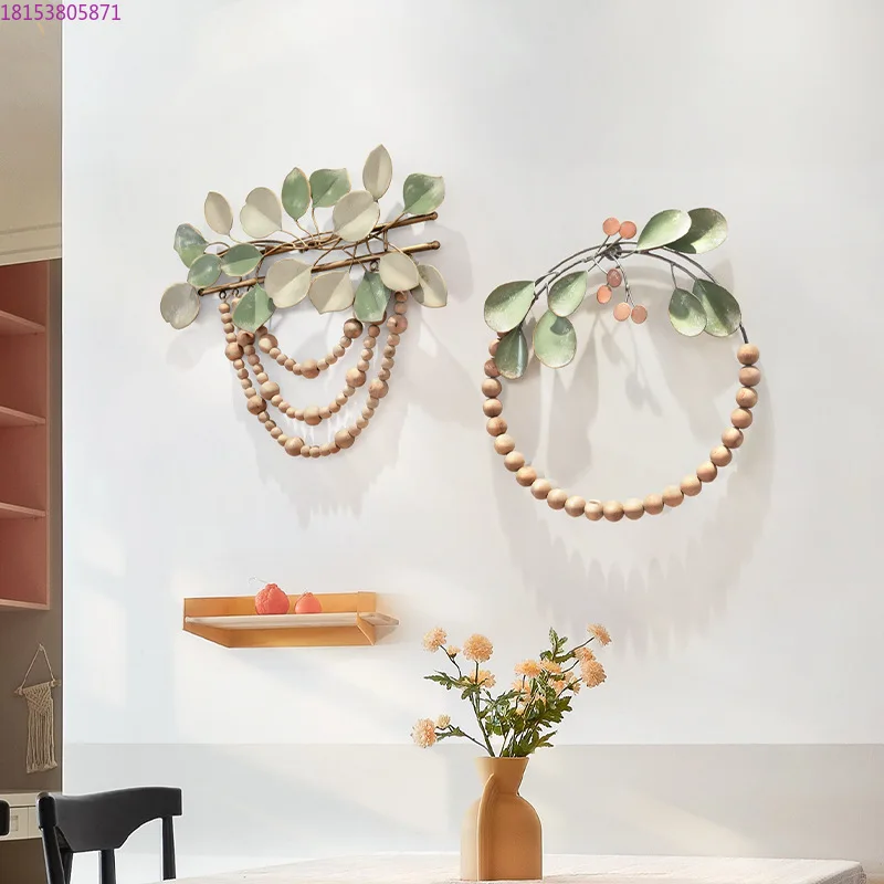 Bed and breakfast pastoral style living room wall decoration creative girl Internet celebrity wall