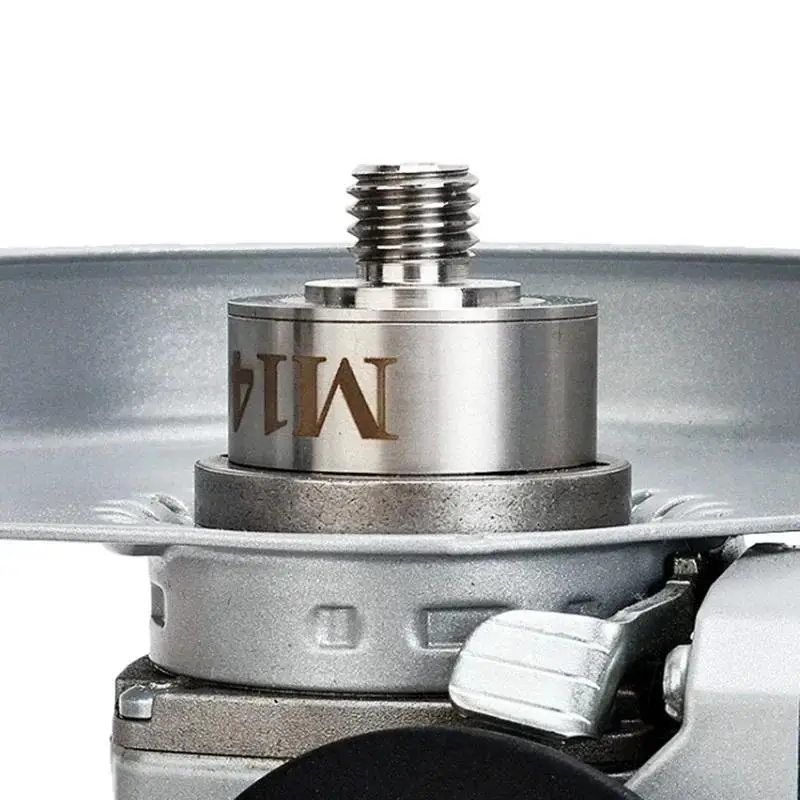 Actualice su amoladora angular con adaptador X-Lock; Discos de pulido y broca de núcleo compatibles con rosca M14 o 5/8"-11.