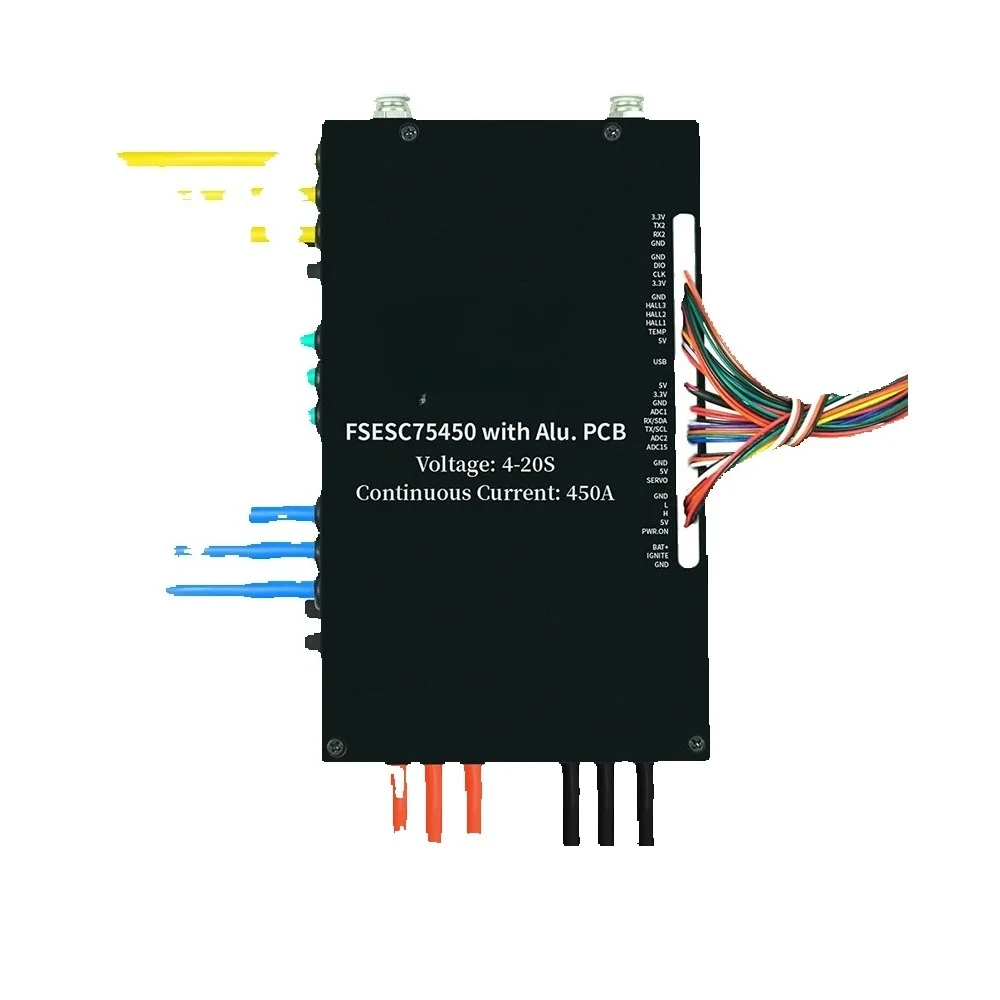 Flipsky Fsesc 75450 84v High Current 450a Esc Base On Vesc With Aluminum Water Cooling Enclosure For E-foil Fighting Robot