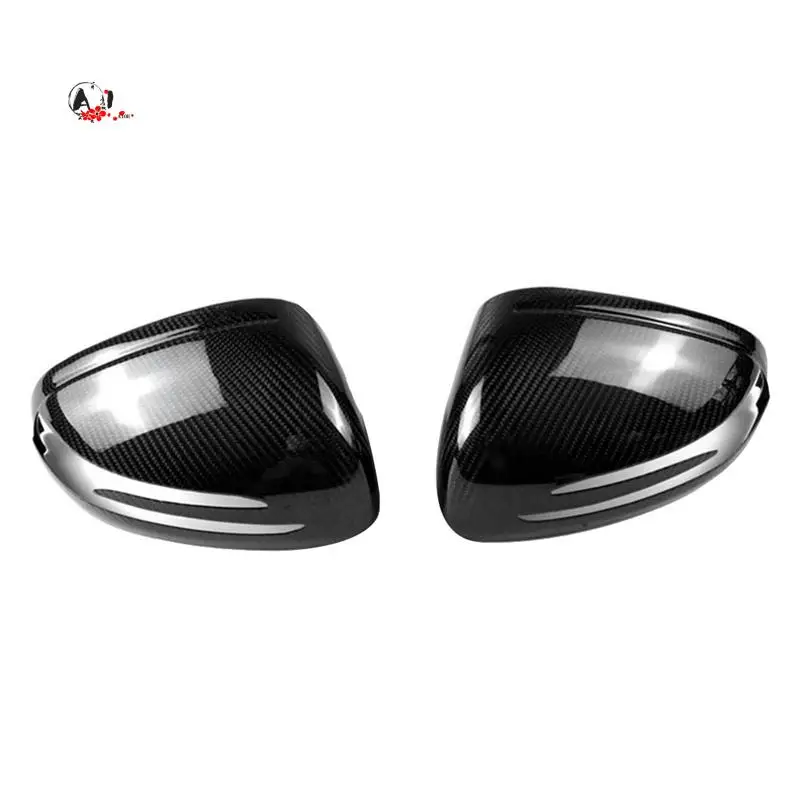 

A10E-For Mercedes Benz R172 R197 R231 SLK200 SLC SL Real Carbon Fiber Side Rear View Mirror Cover Trim Side Wing Mirror Caps Par