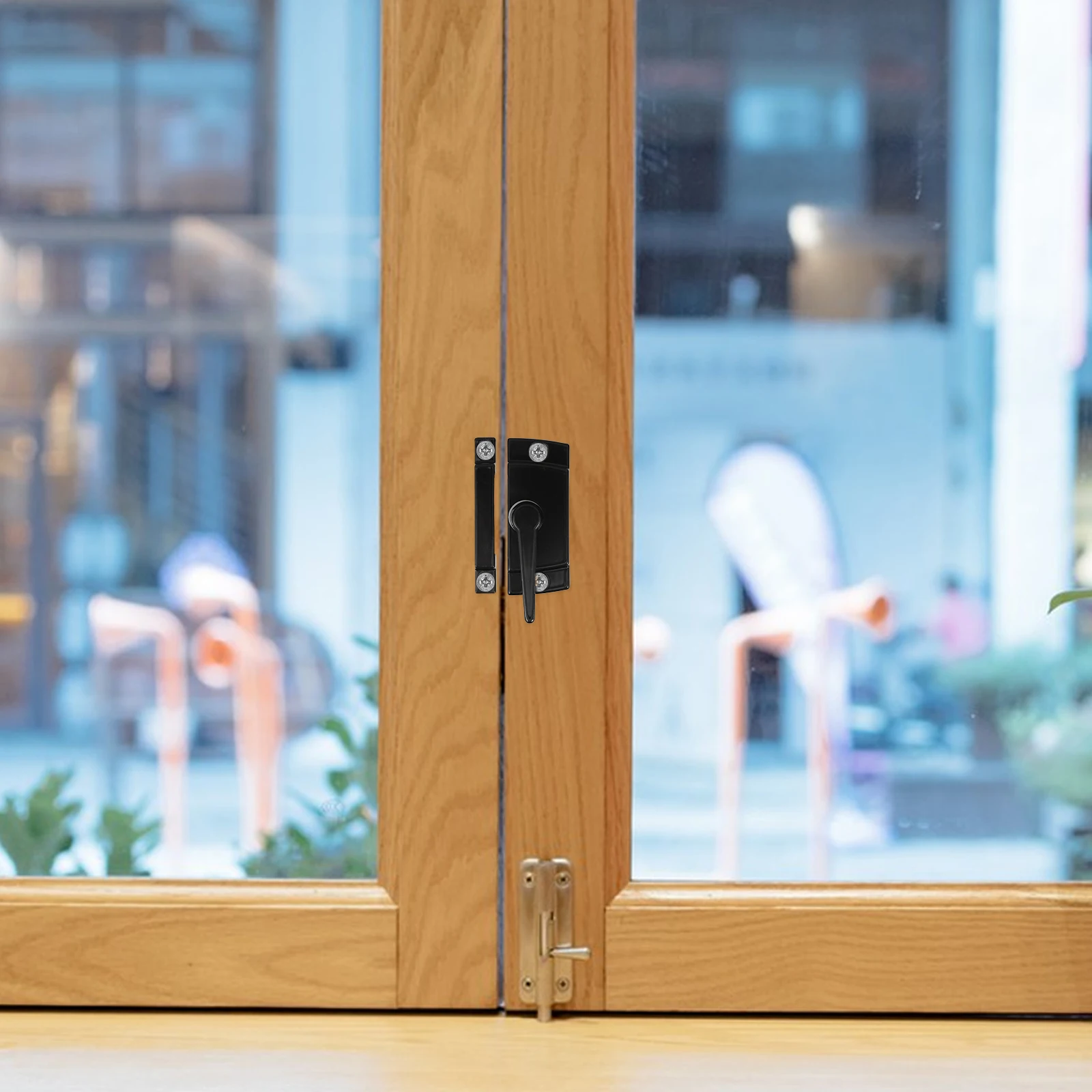 

1pcs Zinc Alloy Moon Latch For Windows Heavy Duty Sash Lock Replacement Sliding Double Hung Window Fastener Vertical Horizontal