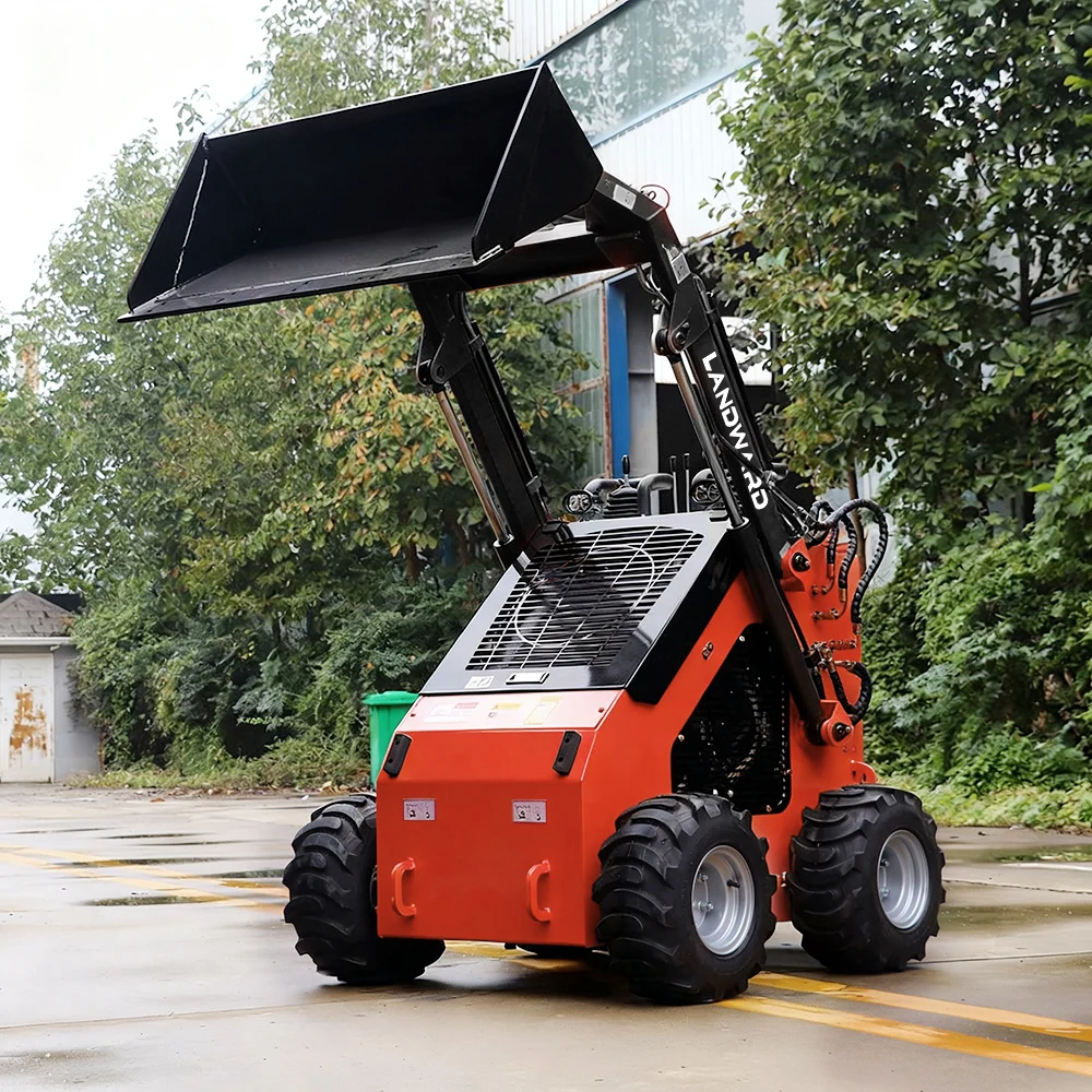공장 판매 미니 스키드 스티어 로더 CE EPA 가정용 휠/크롤러 소형 로더 기계 신형 유압 스키드 스티어 로더 맞춤 제작