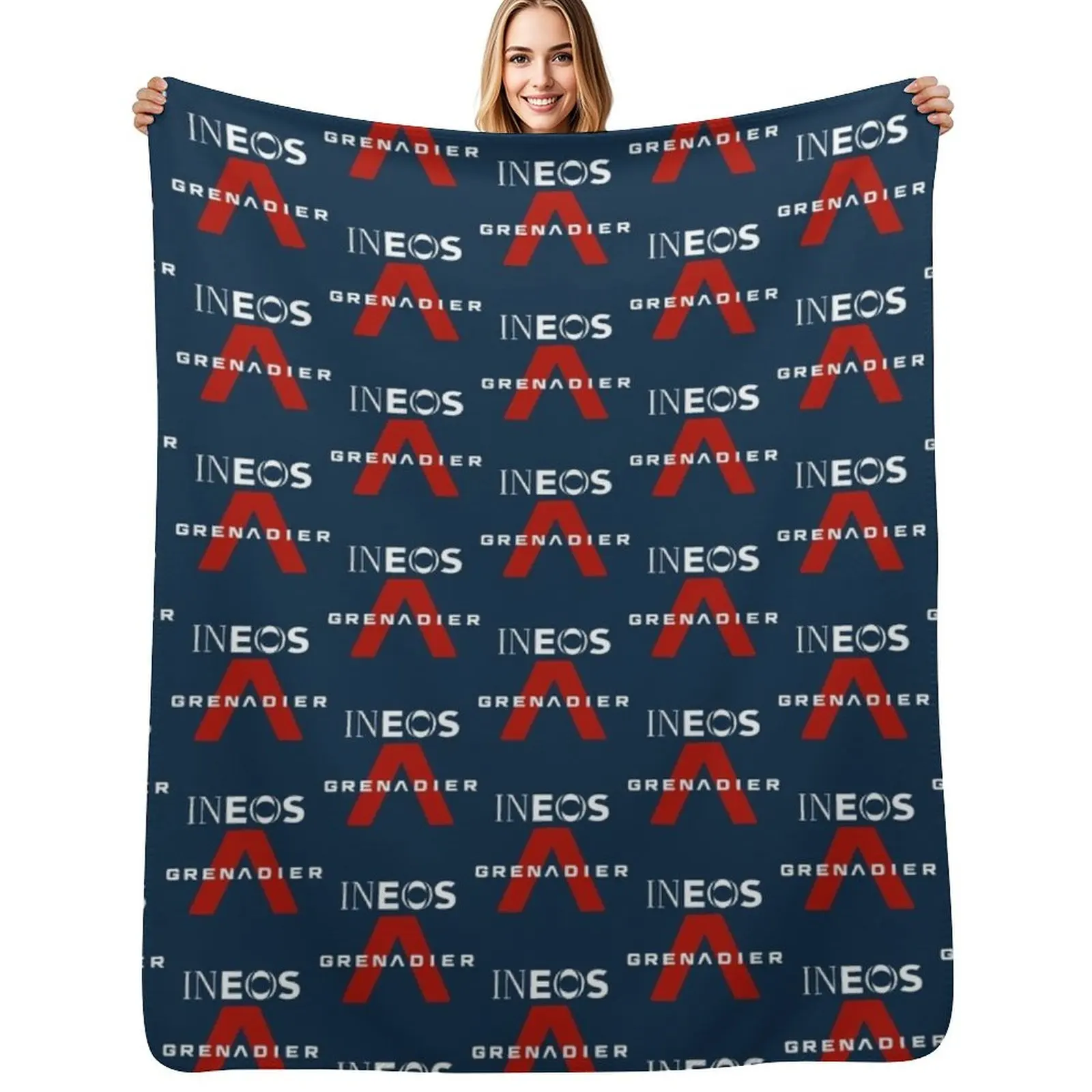 Ineos Grenadier Cycling Team Throw Blanket Polar Soft Plush Plaid Luxury Designer sofa bed Flannel Bed covers Blankets