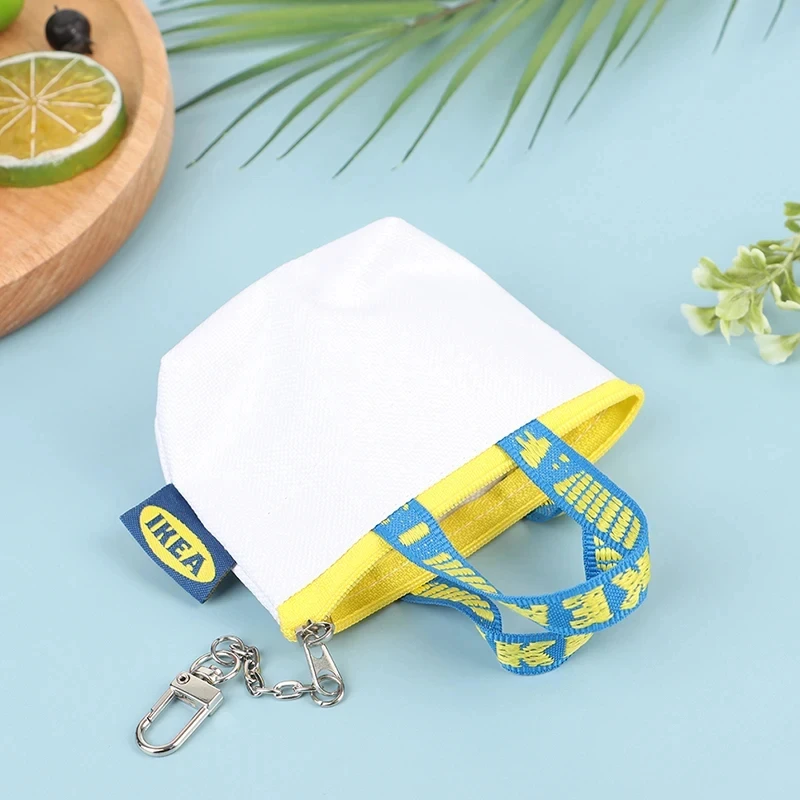 Women Fashion Coin Purse Mini Wallet Money Pouch Keyring Card Holder Small Zip Bag Blue Color Coin Purse Zipper Pouch Wallet