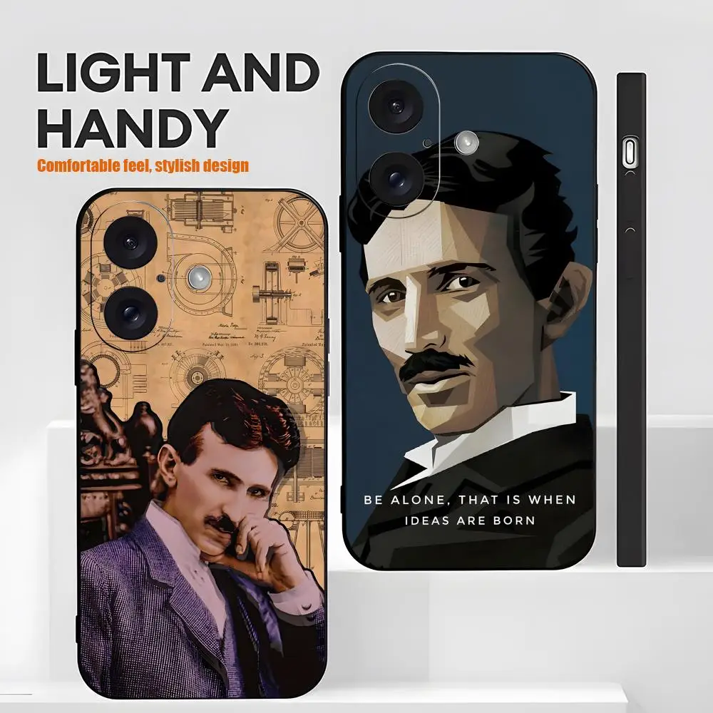 حافظة لهاتف آيفون 17 16 15 14 13 12 X XR XS 8 Plus Mini Pro Max غطاء مقاوم للصدمات أسود ناعم