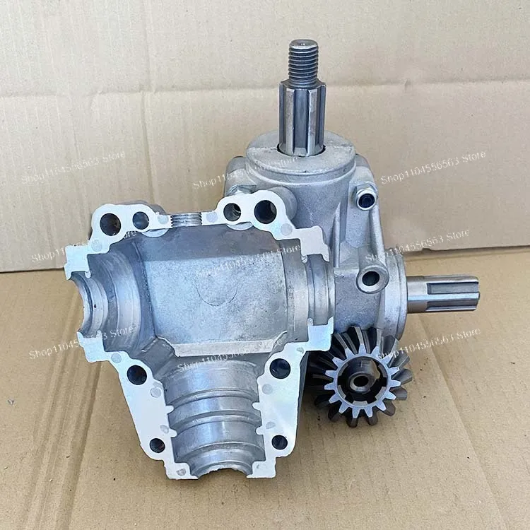 1:1 Right-Angle Gear Reducer (T-Shaped Reinforced) – 4-Mode Gear Box, Commutator & Steering/Guide Box Combo