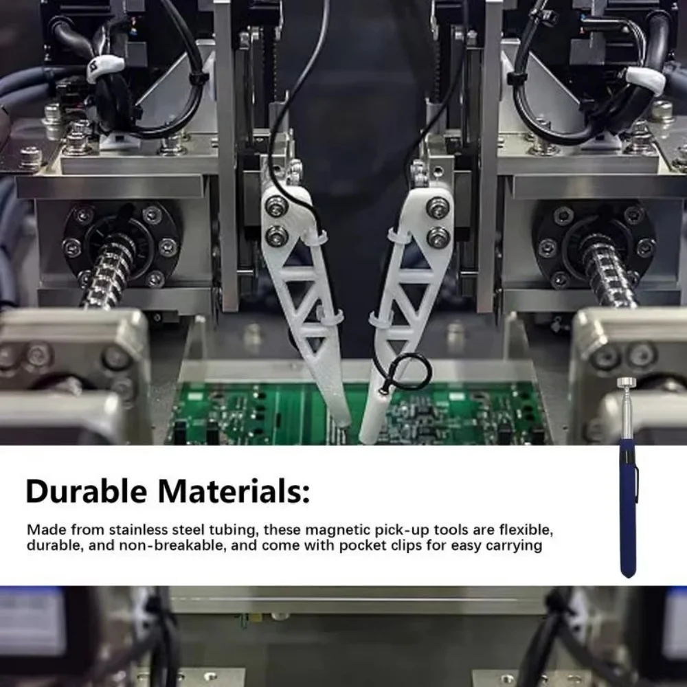 المغناطيسي قابل للسحب لاقط قضيب المغناطيسي شفط المحمولة تلسكوبي المغناطيس القلم متعدد الوظائف النازع القلم كليب أدوات إصلاح #3