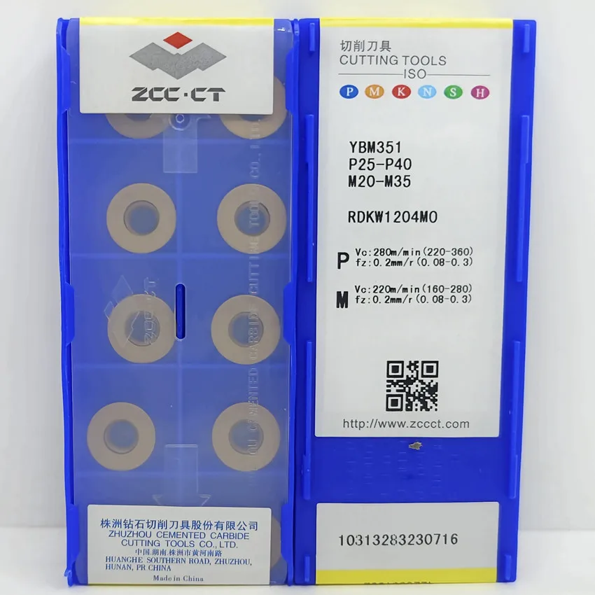 

RDKW1204MO YB9320/RDKW1204MO YBC302/RDKW1204MO YBM251/RDKW1204MO YBM351/RDKW1204MO YBM253 ZCC.CT CNC carbide inserts 10pcs/box
