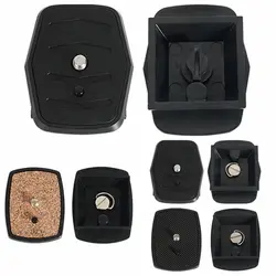 Quick Release Tripod Head Plate Photographic Equipment Screw Mount Plate Adapter Camera Plate Plastic 1/4 Screw Camera Tripod