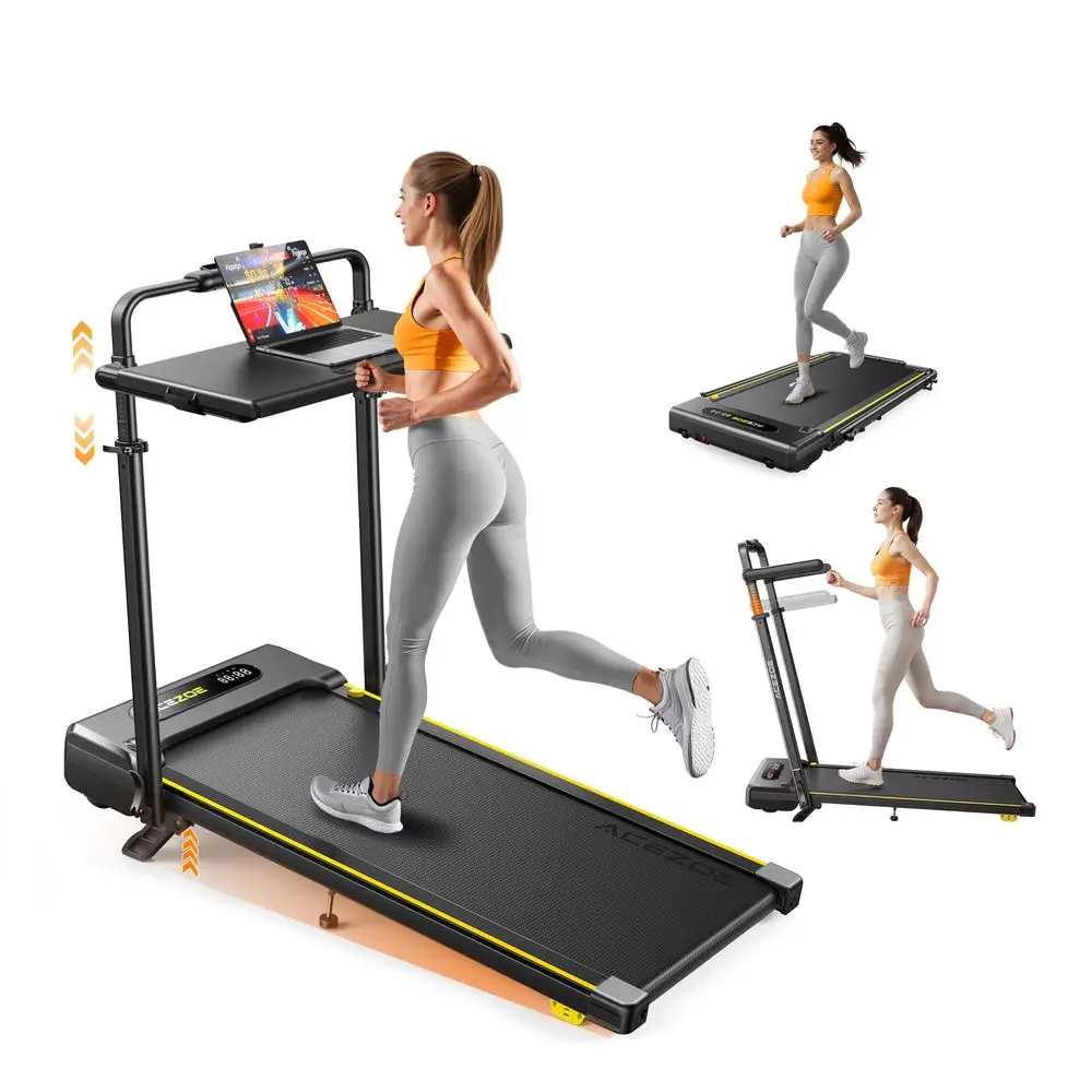 

3 in 1 Under Desk Treadmill with Incline, Walking Pad with Removable Desk Workstation, Adjustable Height for Different Need, 30