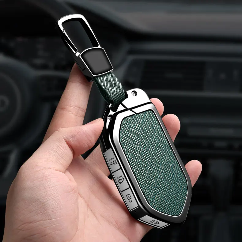 Zinklegierung Autoschlüssel-Hülle für Kia KN EV9 Picanto GT Line Carnival Seltos Sorento Morning K5 KA4 EV3 2024 Zubehör – Detail 13