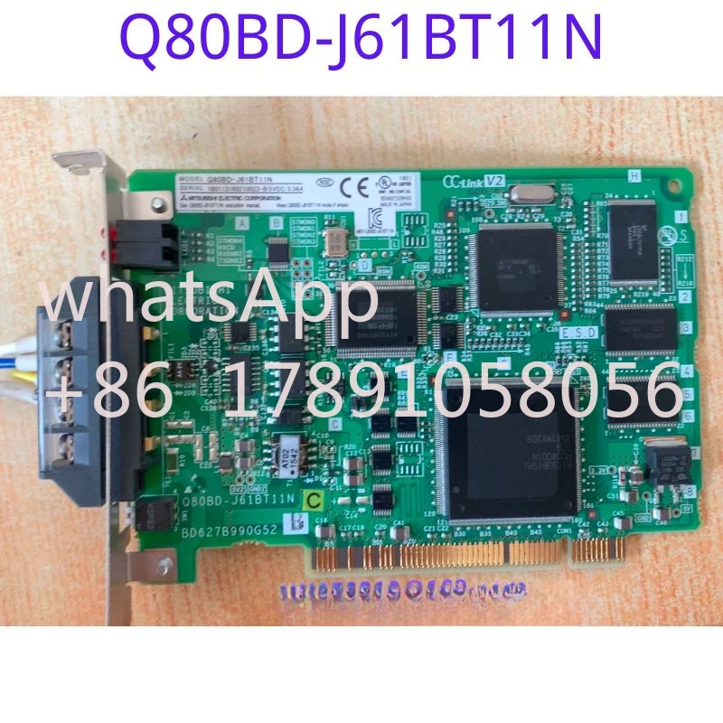 The function test of the second-hand communication board Q80BD-J61BT11N is OK