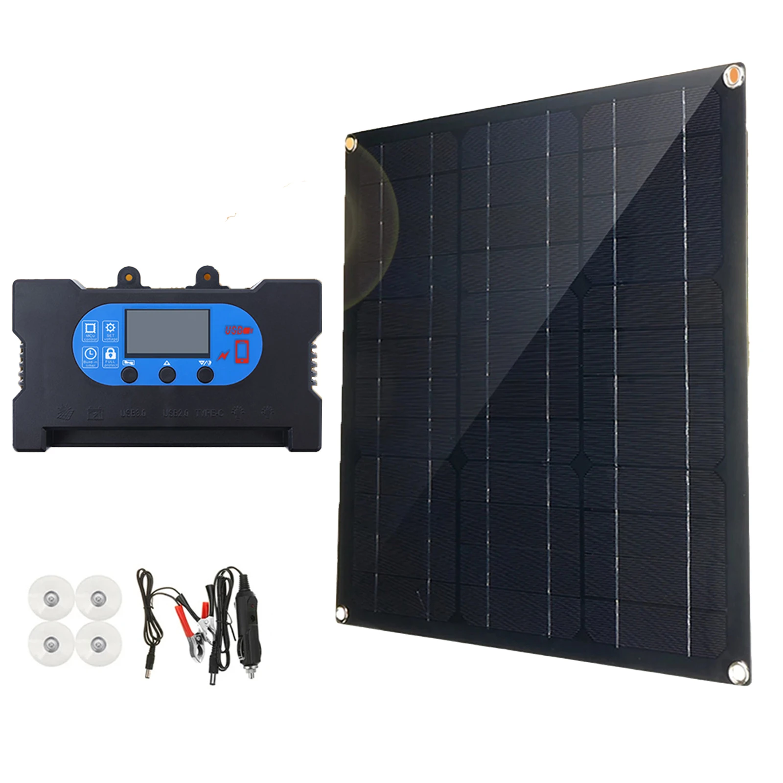 

Indoor Use 30W Solar Panel 12-18V Solar Panel Easy Installation Efficient Solar Charger Environmentally Friendly For Houses