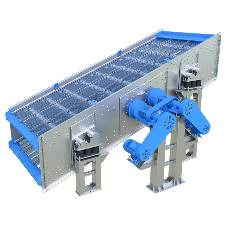 Linear Vibrating Screen for Mining Industry Ore Processing 30kW Motor High Output 60-350t/h Capacity 2-3 Layers