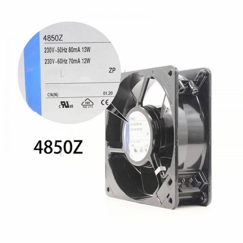 

L New for Ebm-paps radiator 4850Z 230V 13/12W 80/70mA 120*120*38MM Server Driver Fan