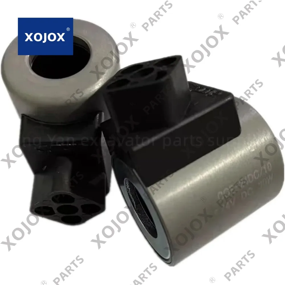 

XOJOX Compatible With Coil COE-24DC/10CAE-24D SDHE-0631 Hydraulic Solenoid Valve Excavator Parts