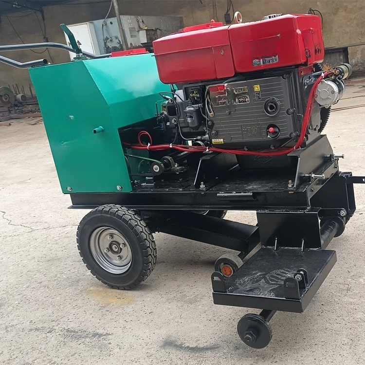 

Double saw blade concrete pavement cutting machine Double blade road cutting machine