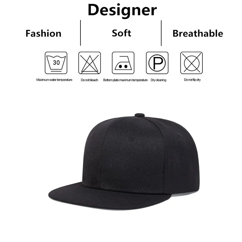 Unisex Light Board Solid Color Hip-hop Hats Spring Autumn Outdoor Adjustable Casual Baseball Caps Sunscreen Hat