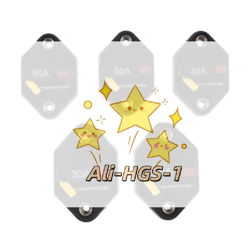 

Manual Reset 20A 30A 40A 50A 60A Overload Protector Waterproof Circuit Breaker for Caravan RV Electric Power Protection