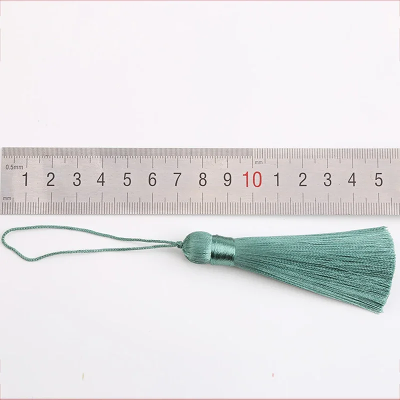 10pcs Silk Tassel Fringe Sewing Bang Tassel Trim Key Tassels For DIY Jewelry Making Home Curtain Craft Decor Accessory Tassels