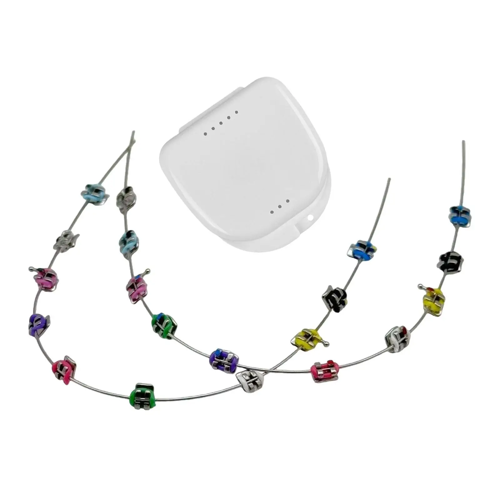 aparelho-ortodontico-temporario-de-aco-inoxidavel-colorido-removivel-para-decoracao-dentaria-e-educacao-odontologica