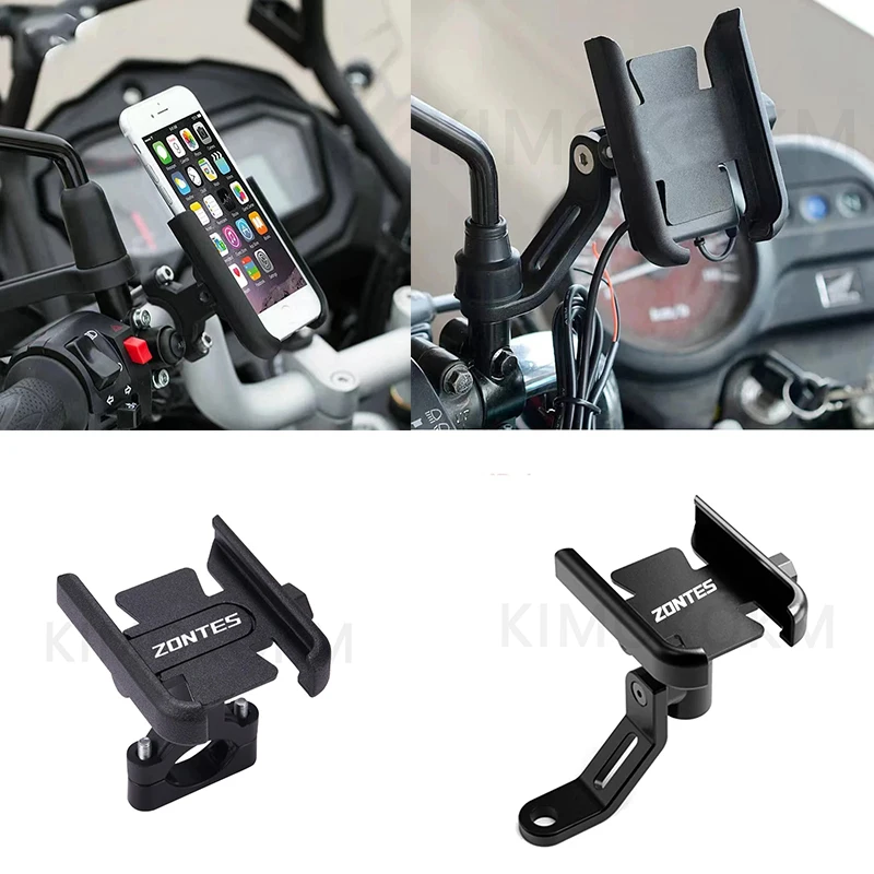 

Для Zontes G1 125 ZT125 G1 ZT125U ZT 125 U ZT 310X ZT310R аксессуары, держатель для мобильного телефона на руль мотоцикла, кронштейн для GPS-подставки