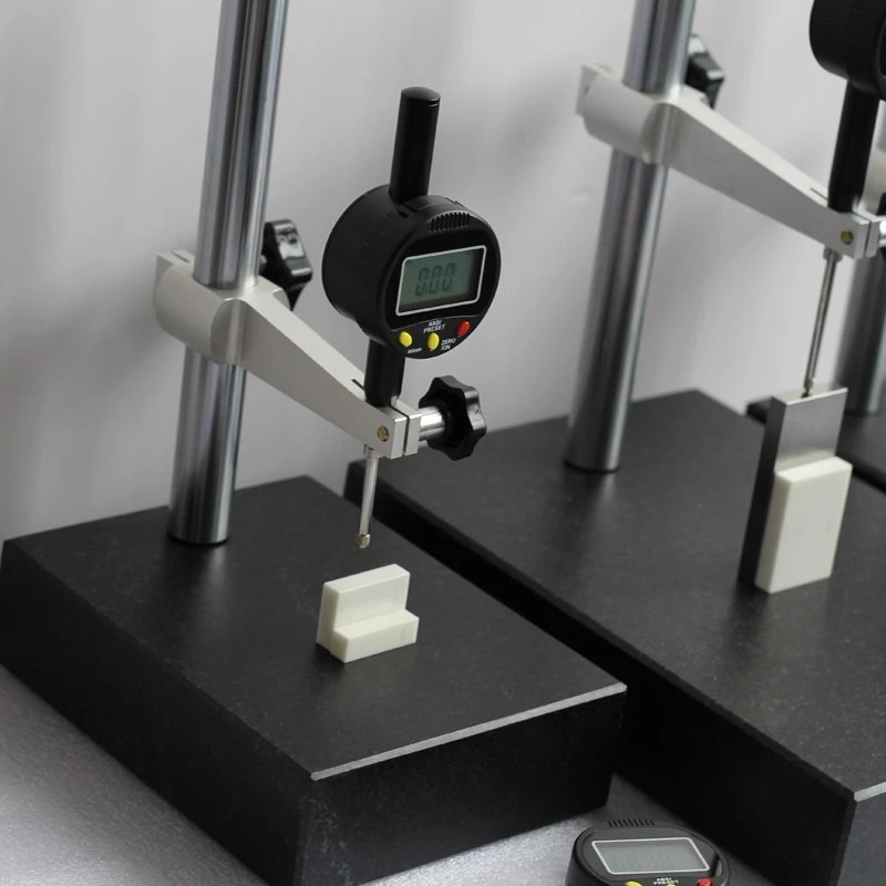 Granite Comparator Stand, Marble Dial Indicator Bracket, 300*200*150mm Granite Base for Micrometer Gauge